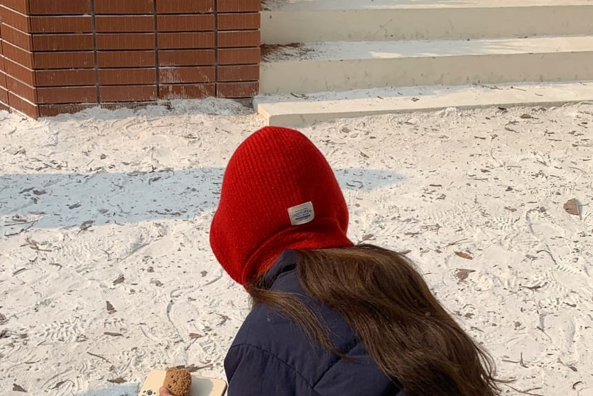 Applique Wool Balaclava