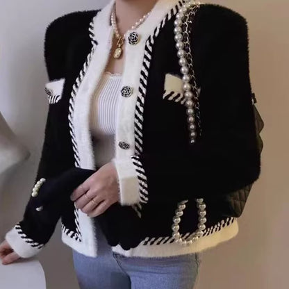 V-Neck Button-Up Cardigan