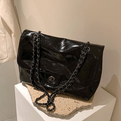 Quilted Flap Shoulder Bag