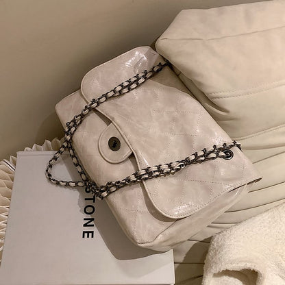 Quilted Flap Shoulder Bag
