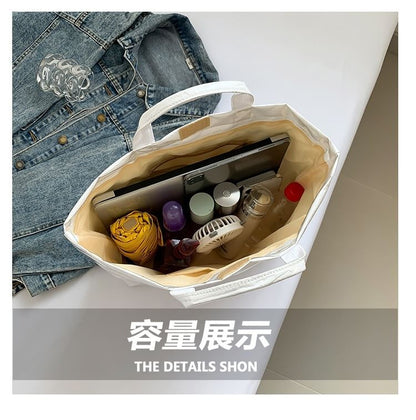 Sac fourre-tout avec lettrage