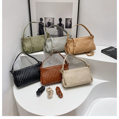 Quilted Faux Leather Crossbody Bag