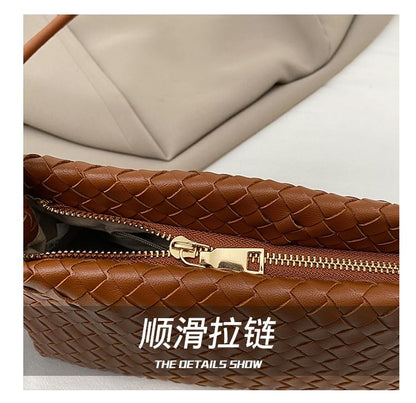 Quilted Faux Leather Crossbody Bag