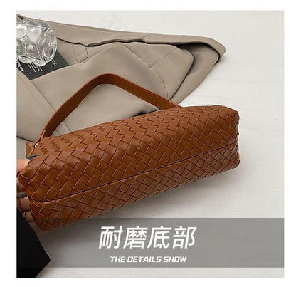 Quilted Faux Leather Crossbody Bag