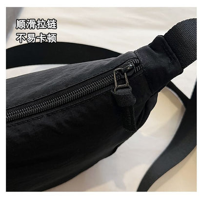 Hobo-Tasche aus Canvas, schlicht