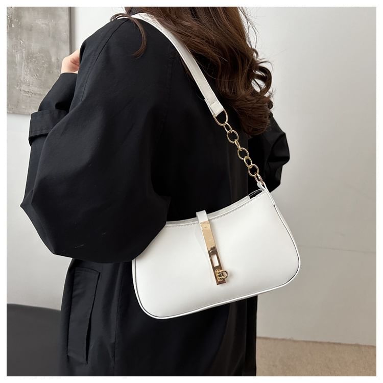 Buckled Shoulder Bag