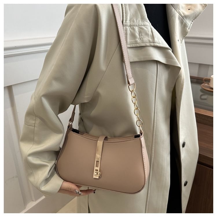 Buckled Shoulder Bag