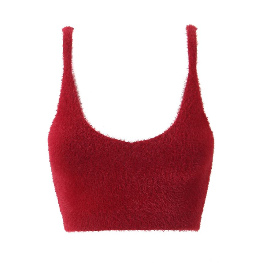 Crop Cami Top & Button-Front Cardigan & Shorts Set