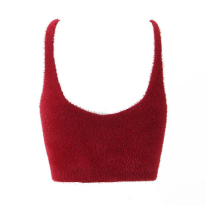 Crop Cami Top & Button-Front Cardigan & Shorts Set