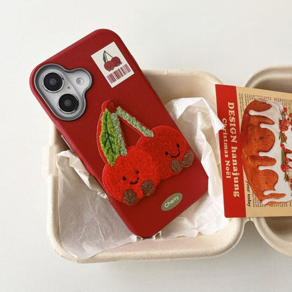 Vegetable Embroidered Phone Case