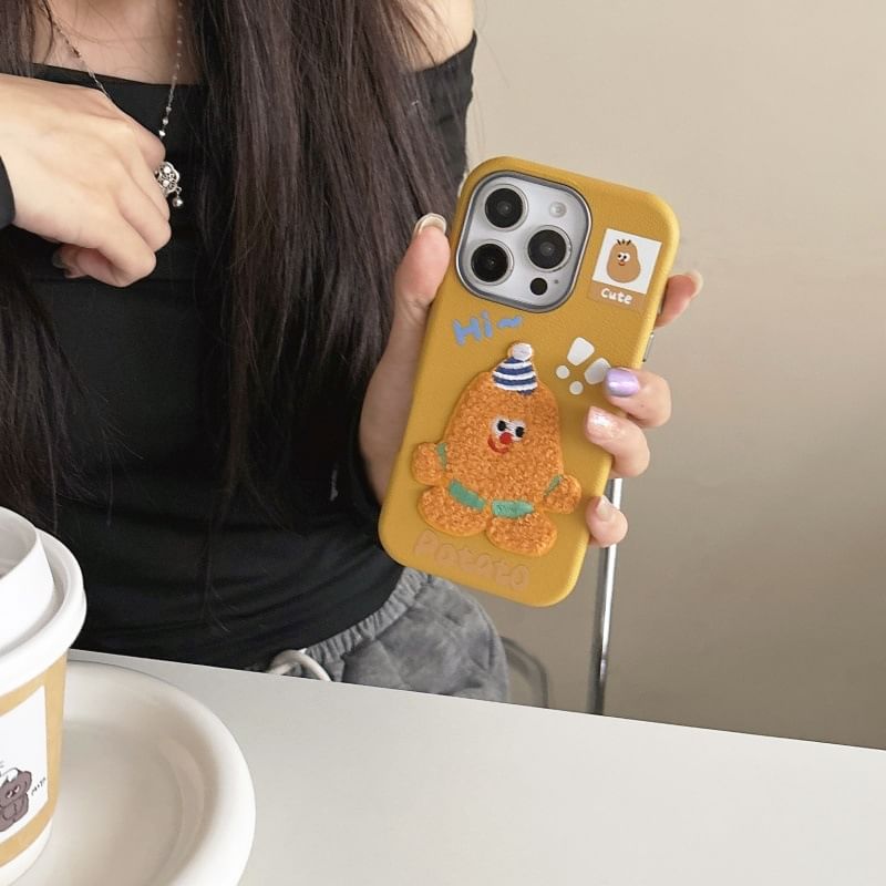 Potato Embroidered Phone Case