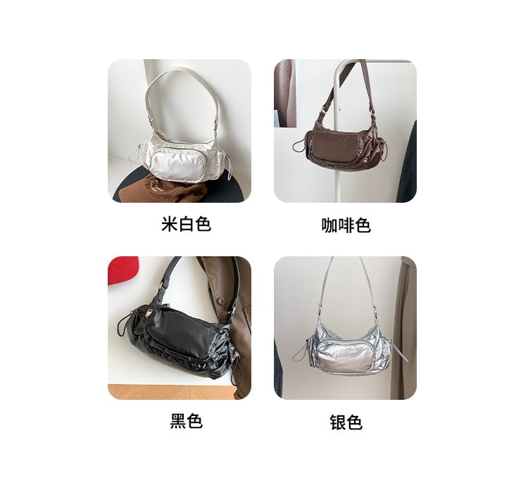 Plain Drawstring Shoulder Bag