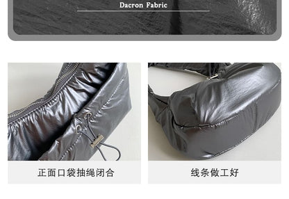 Plain Padded Shoulder Bag