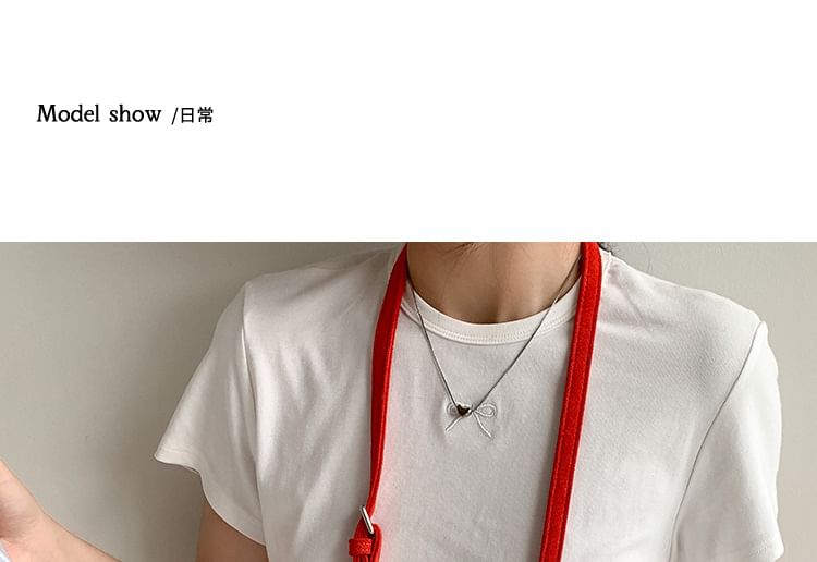 Plain Faux Suede Crossbody Bag