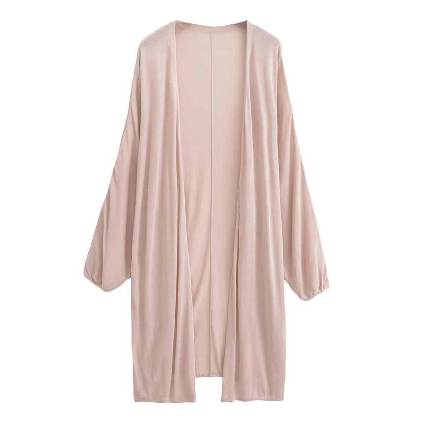 Open Front Solid Cardigan (Various Designs)