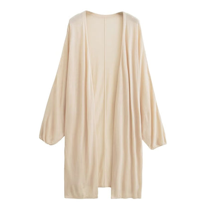 Open Front Solid Cardigan (Various Designs)