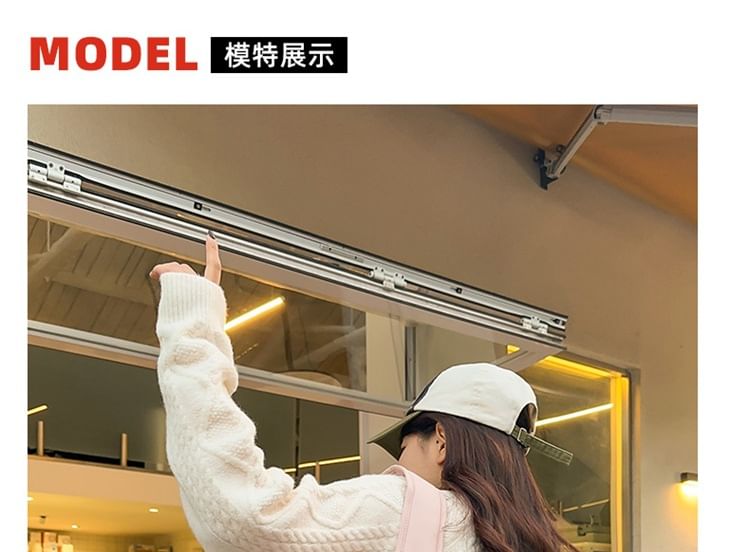 Lettering Applique Nylon Backpack / Bag Charm / Set