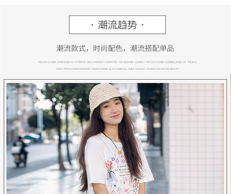 Lettering Canvas Tote Bag