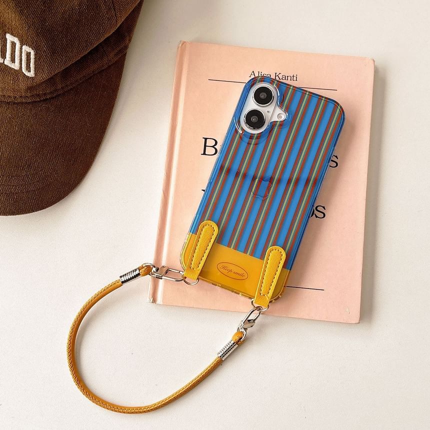 Case Phone Striped / Strap Set