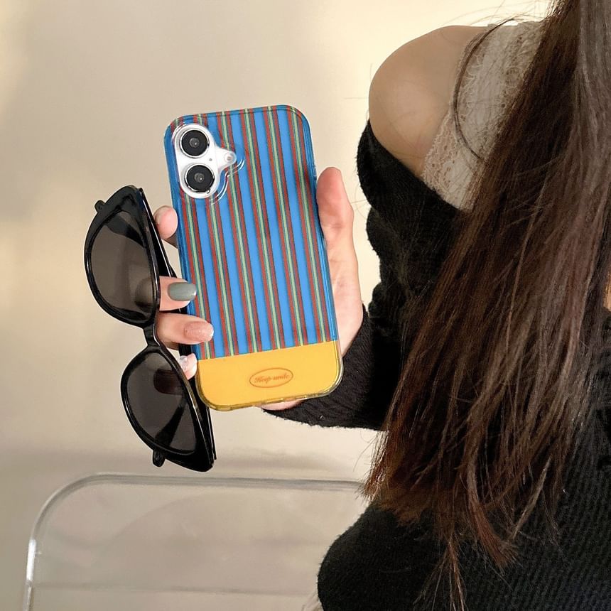 Case Phone Striped / Strap Set