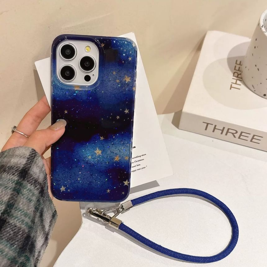 / Phone Set Strap Star Case