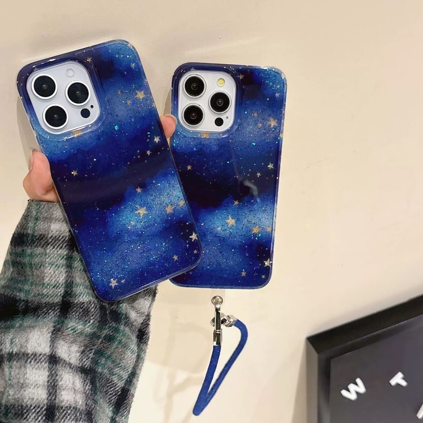 / Phone Set Strap Star Case