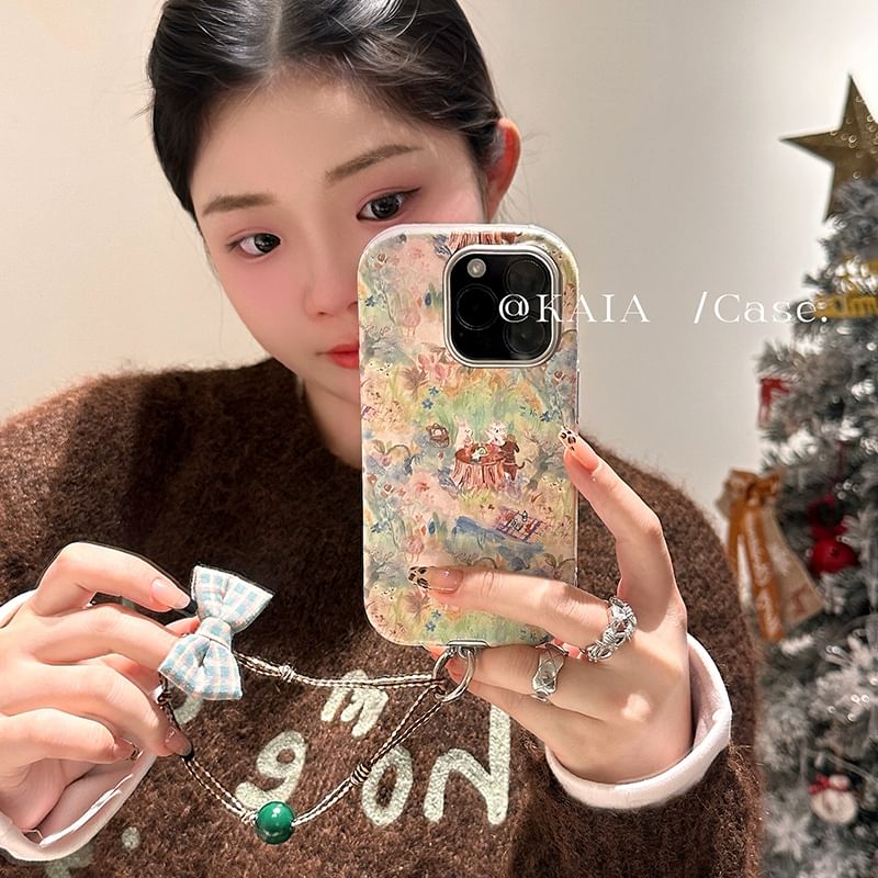 Strap Phone Rabbit Set Case /