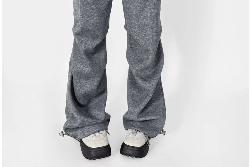 Drawstring Waist Loose Fit Cargo Sweatpants