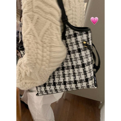 Plaid Shoulder Bag