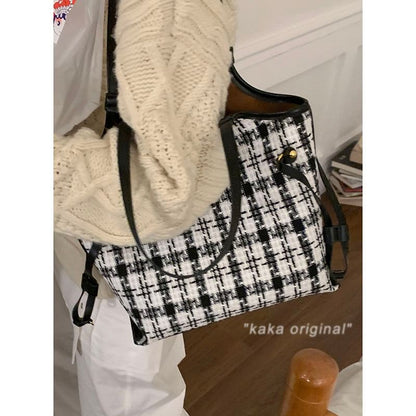 Plaid Shoulder Bag