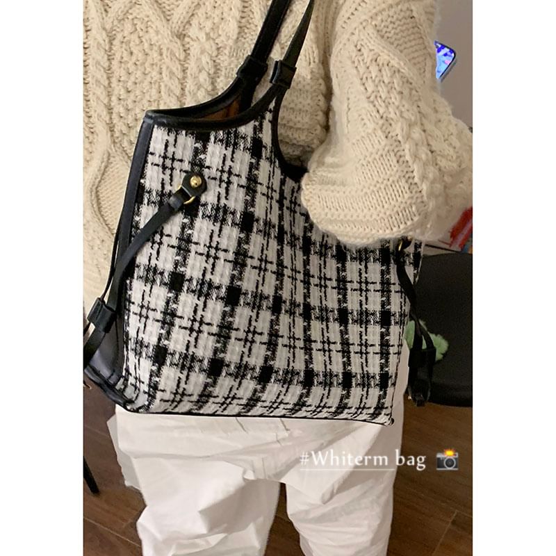 Plaid Shoulder Bag