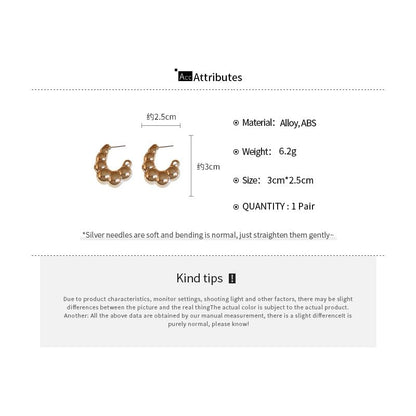 Plain Alloy Hoop Earring (Various Designs)