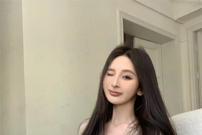 3/4 Sleeve V-Neck Plain Crop Cardigan / Lace Cami Top / Mid Rise Plain Shorts