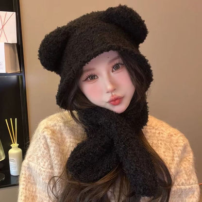 Bear Ear Knit Balaclava