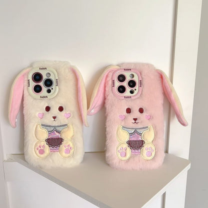 Rabbit Chenille Phone Case