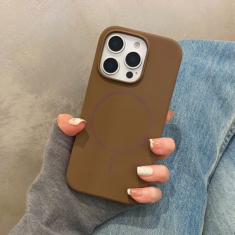 Plain Magnetic (Compatible with MagSafe) Phone Case