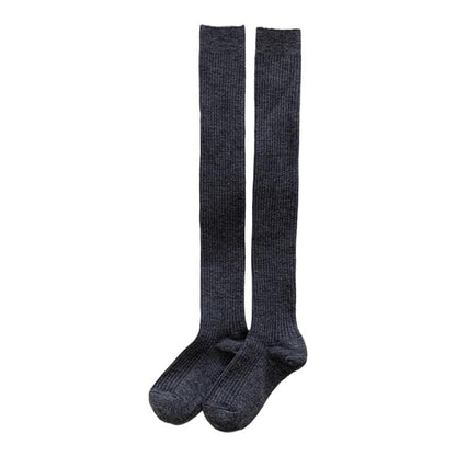 Plain Tall Socks Set