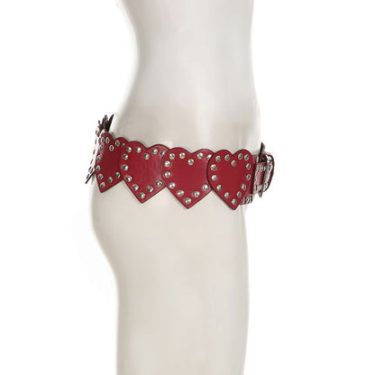 Belt Studded Heart-Shaped