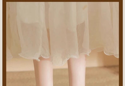 Block Heel Bow Glitter Pointy Sandals