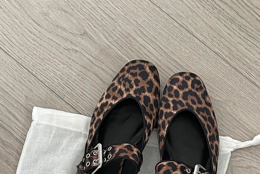 Buckled Mary Jane Shoes