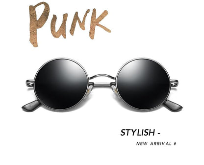 Round Metal Frame Sunglasses