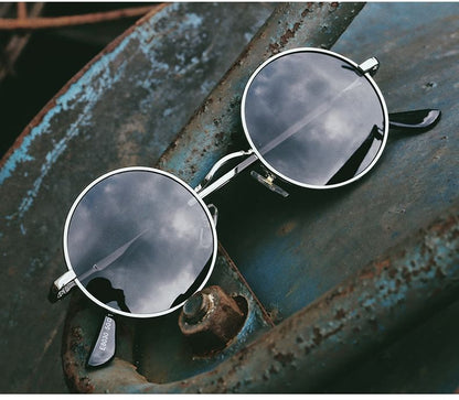 Round Metal Frame Sunglasses