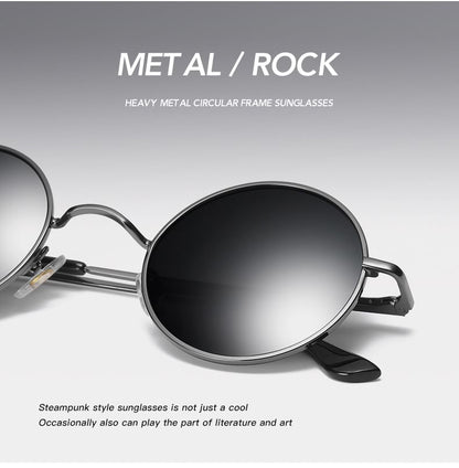 Round Metal Frame Sunglasses