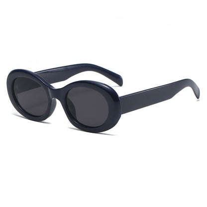 Oval Resin Sunglasses