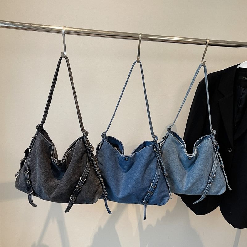 Bag Denim Plain Tote