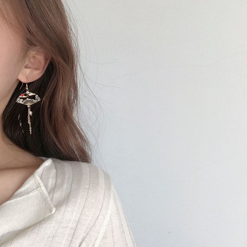 Crane Alloy Dangle Earring (Various Designs)