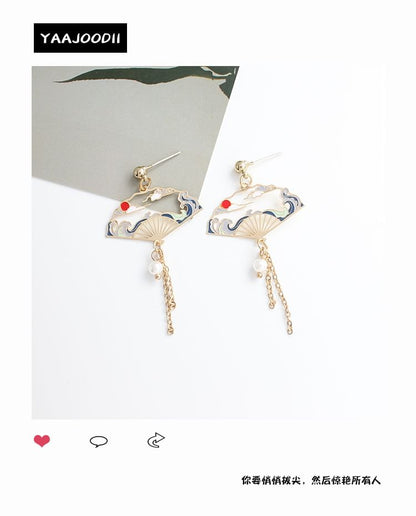 Crane Alloy Dangle Earring (Various Designs)