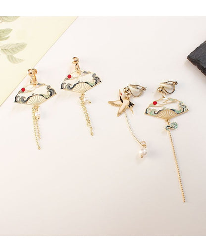 Crane Alloy Dangle Earring (Various Designs)