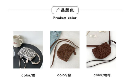 Leopard Print Pouch Necklace