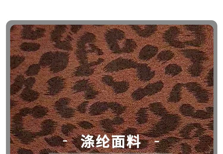 Leopard Print Pouch Necklace